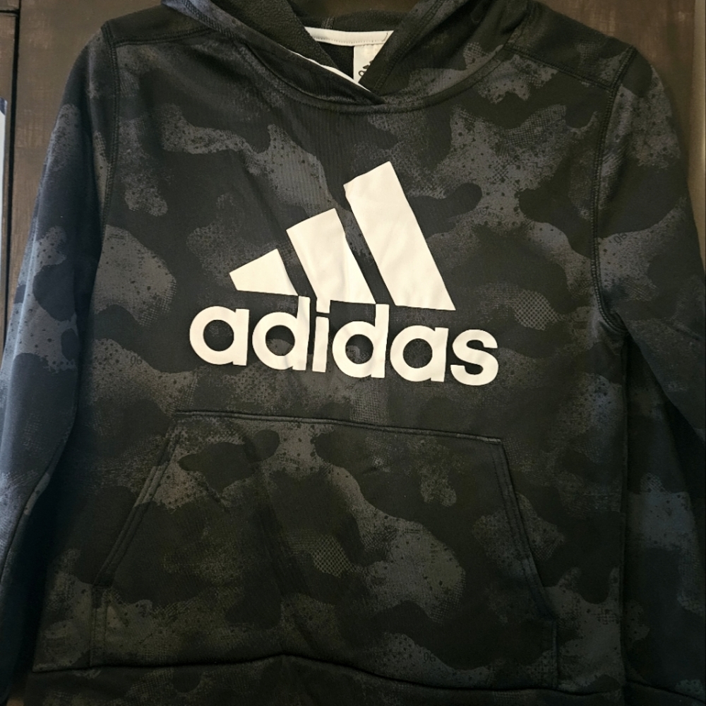 Adidas Youth Tech Fleece Hoodie for Boys in Camo SIZE M